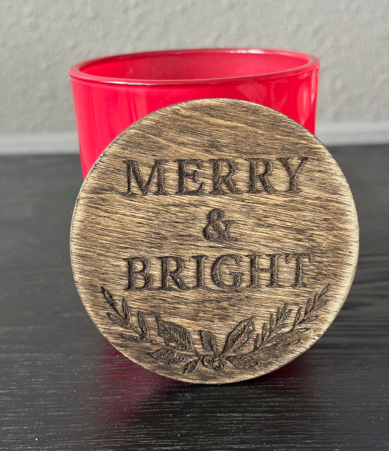 2026 – Holiday Message Candle LID DESIGN COMING SOON