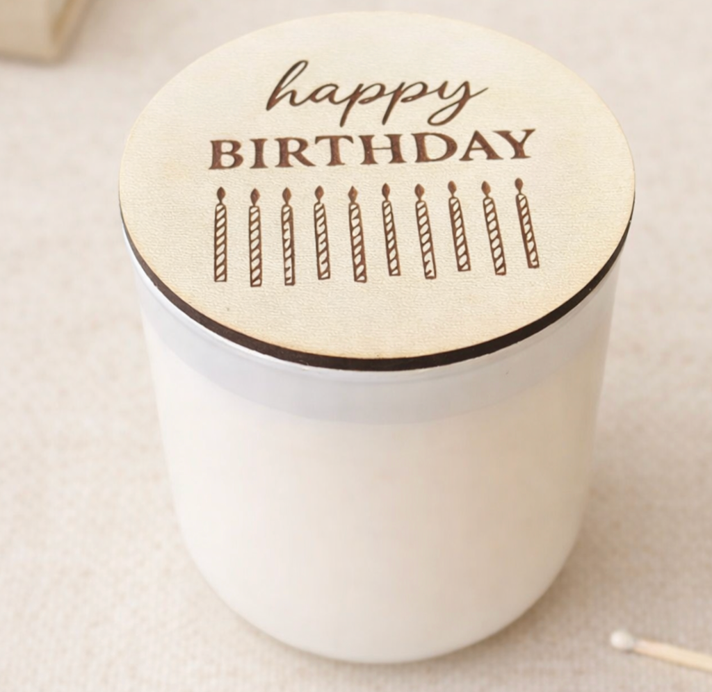 Happy Birthday Gift Candle for Clients 