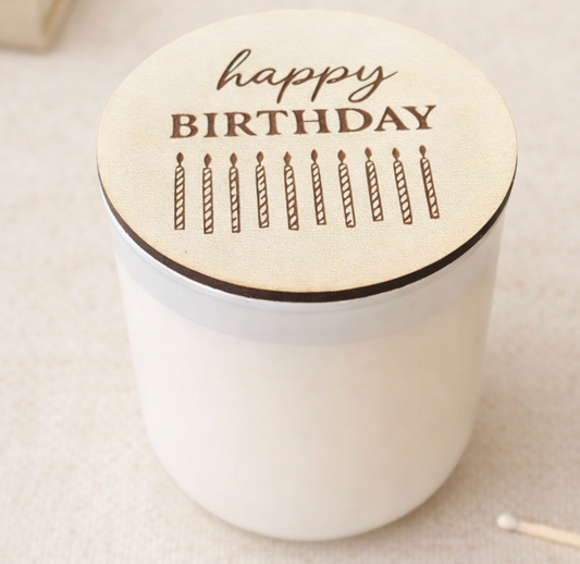 Happy Birthday Gift Candle for Clients 