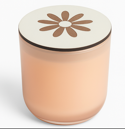 Candle of the Month Club 11 oz candle with engraved bamboo lid i