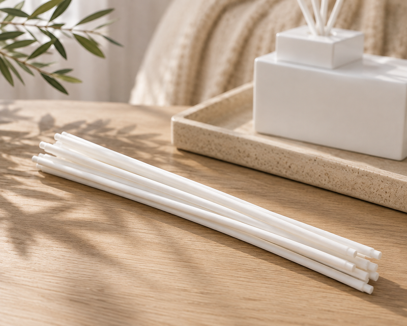 White Diffuser Reeds-Set of 8
