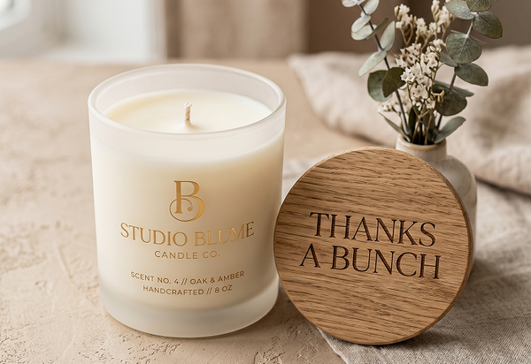 Studio Eleme candle with engraved lid