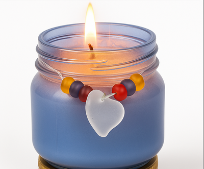Garden Candle with Floral and Citrus Fragrance