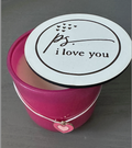 Valentine’s Message Candle – P.S. I Love You