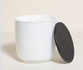 Black  Candle- Stillwater|Modern Glass Candle with Black Lid