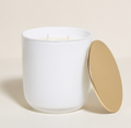 Gold Candle — Golden Drift | Modern Glass Candle with Gold Lid