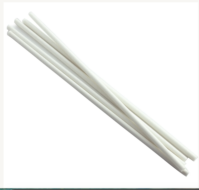 White Diffuser Reeds-Set of 8